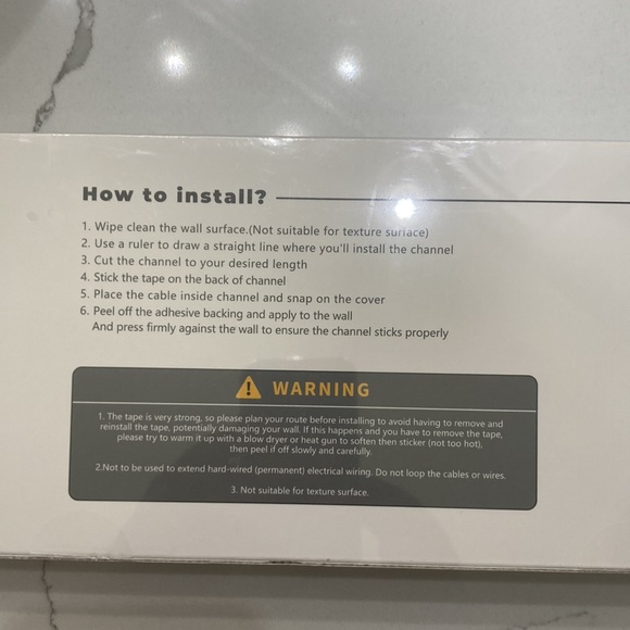 delamu Other Delamu Cable Raceway Kit Hide Wires And Cables Poshmark